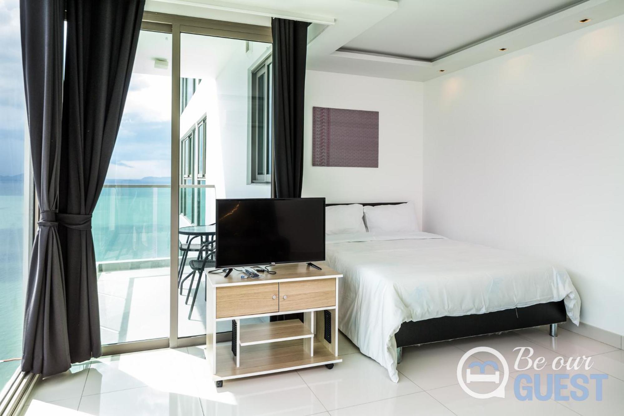 Stunning Sea View Condo On The Beach - Monthly Stay Pattaya Pokoj fotografie